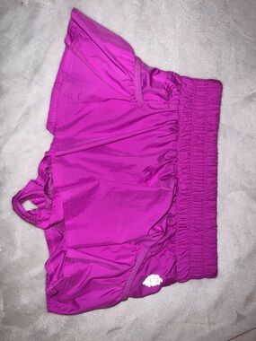 Free People Bright Magenta Athletic Shorts